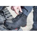 Sicherheitsstiefel Braxton Gr.41 schwarz/rot Leder S3 SRC HRO EN20345 BAAK