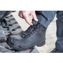 Sicherheitsstiefel Braxton Gr.43 schwarz/rot Leder S3 SRC HRO EN20345 BAAK