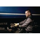 Handschuhe 03405 Gr.10 weiß/gelb PES m.Nitril EN 388 PSA II 12 NITRAS
