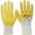 Handschuhe 03405 Gr.10 weiß/gelb PES m.Nitril EN 388 PSA II 12 NITRAS