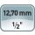 Kraftsteckschlüsselsatz 8790 C Impaktor Deep Set 1 11-tlg.1/2 Zoll lang,6-kant