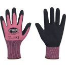 Handschuhe LADY FLEXTER Gr.6 pink/schwarz EN 420/EN 388...