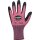Handschuhe LADY FLEXTER Gr.6 pink/schwarz EN 420/EN 388 PSA II STRONGHAND