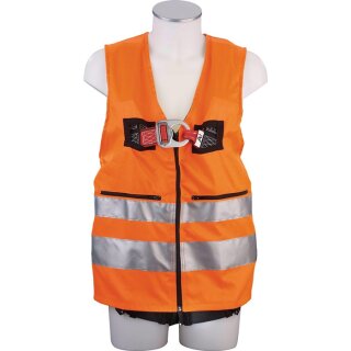Warnweste MAS40 Quick EN361 EN20471 2-Punkt,Weste orange f.Gr.44-54 MAS