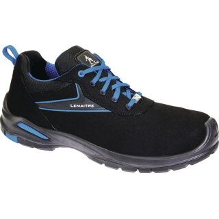 Sicherheitsschuh Paul Gr.45 schwarz/blau S3 SRC ESD EN20345 Mikrofaser LEMAITRE