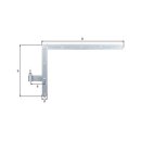 Torwinkelband 400x600x40x105mm STA galv.verz.d.pass.li.ob...
