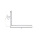 Torwinkelband 400x600x40x105mm STA...