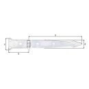 Werfgehänge L.202x77mm B.48x35mm S.2,5mm STA...