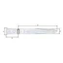 Werfgehänge L.252x77mm B.48x35mm S.2,5mm STA...