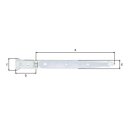 Werfgehänge L.400x101mm B.63x45mm S.3,6mm STA...