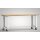 Werkbank B2000xT700xH840mm Buche Multiplex lichtgrau Bock-u.Lenkrollen,VG D125mm
