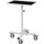 Materialständer Ladefl.L410xB610mm verstellb.H.945-1295mm lichtgrau Ablage starr