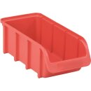 Sichtlagerkasten L216/183xB102xH74mm PP rot stapelbar...
