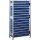 Steckregal H2000xB1000xT400mm Grundregal 16 Stahlböden 75xL 400mm blau