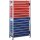 Steckregal H2000xB1000xT400mm Anbauregal 16 Stahlböden 75xL 400mm blau