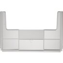 Trennw.f.Regalkasten B.230mm PP transparent,offen 1 BT=25...