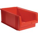 Sichtlagerkasten PLK L500xB315xH200mm PP rot LA-KA-PE