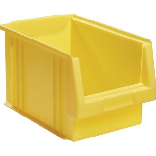 Sichtlagerkasten PLK L330xB213xH200mm PP gelb LA-KA-PE