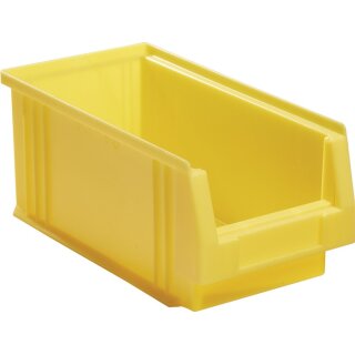 Sichtlagerkasten PLK L290xB150xH125mm PP gelb LA-KA-PE