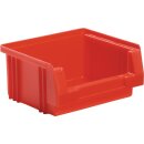 Sichtlagerkasten PLK L90xB102xH50mm PP rot LA-KA-PE