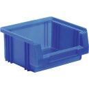 Sichtlagerkasten PLK L90xB102xH50mm PP blau LA-KA-PE