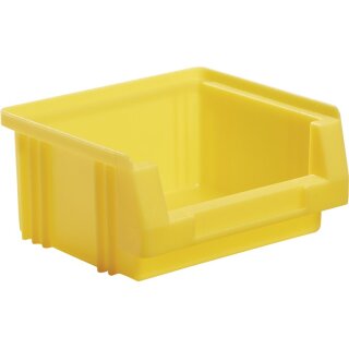 Sichtlagerkasten PLK L90xB102xH50mm PP gelb LA-KA-PE