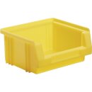 Sichtlagerkasten PLK L90xB102xH50mm PP gelb LA-KA-PE