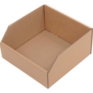 Regalkasten L200xB200xH100mm braun 1-wellige Pappe