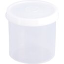 Dose 500 ml m.Schraubdeckel rd.natur H100xD104mm...