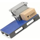 Kunststoffpalette L1200xB800xH160mm 3 Kufen geschl.HDPE...