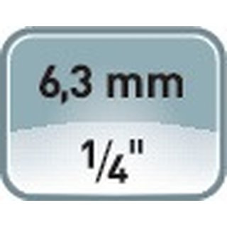 Steckschlsseleinsatz m.6-KT.-Antr.SW 6mm L.60mm m.Magnet PROMAT