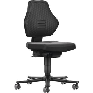 Arbeitsdrehstuhl Air Flow Rl.Supertec-Gewebe schwarz 450-600mm BIMOS