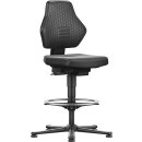 Arbeitsdrehstuhl Air Flow Bodengleiter+Fußr....