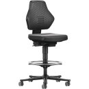 Arbeitsdrehstuhl Air Flow Rollen+Fußring...