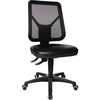 Arbeitsdrehstuhl TEC 80 Rl.Polyurethanschaum schwarz