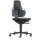 Arbeitsdrehstuhl Nexxit Rl.Integralschaum schwarz Griff blau 450-600mm BIMOS