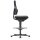 Arbeitsdrehstuhl Nexxit Gleiter+Fußring PU-Schaum schwarz Griff blau 570-820mm