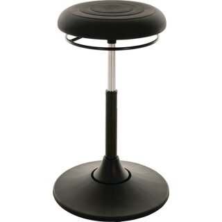 Drehhocker Ku.-Tellerfuß PU-Integralschaum schwarz Sitz-H.510-700mm LOTZ