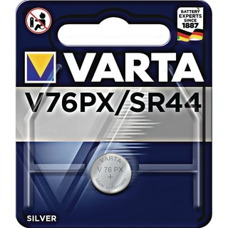 Knopfzelle Electronics 1,55 V 145 mAh SR44 11,6x5,4mm VARTA