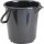 Eimer 17,0l HD-Polyethylen schwarz Kunststoffbügel D.330mm H.315mm HÜNERSDORFF