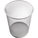 Papierkorb 23l H350xØ295mm m.Lochdekor STA silber...