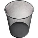 Papierkorb 23l H350xØ295mm m.Lochdekor STA schwarz...