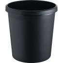 Papierkorb 18l H331xØ315mm m.Griffrand Ku.schwarz