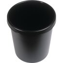 Papierkorb 18l H331xØ315mm m.Griffrand Ku.schwarz