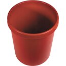 Papierkorb 18l H331xØ315mm m.Griffrand Ku.rot