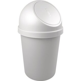 Abfallbehälter H700xØ403mm 45l lichtgrau HELIT