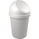 Abfallbehälter H700xØ403mm 45l lichtgrau HELIT
