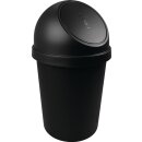 Abfallbehälter H700xØ403mm 45l schwarz HELIT
