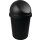 Abfallbehälter H700xØ403mm 45l schwarz HELIT