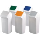 Wertstoffsammler 40l H747xB320xT366mm weiß blau...